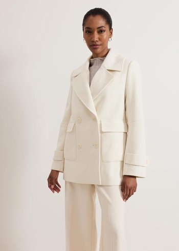 Phase Eight Amelie Ivory Coats White Canada | IXJGLY-147